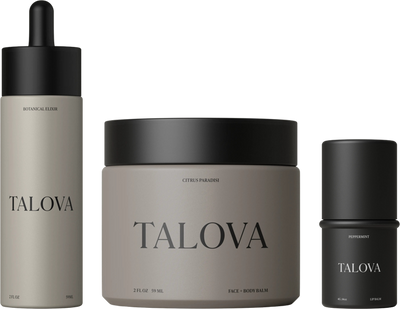 Botanical Elixir, Face + Body Balm and Lip Balm