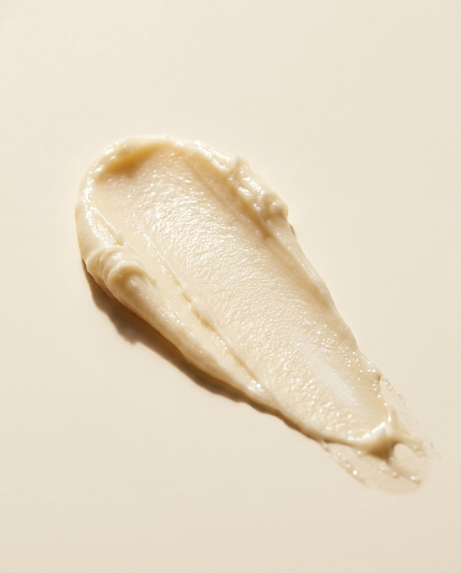 Balm swatch showing glazed, non-greasy finish